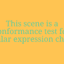 TestRegularExpressionChecks